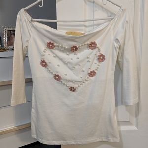 Delicate floral blouse